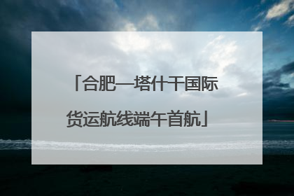 合肥—塔什干国际货运航线端午首航